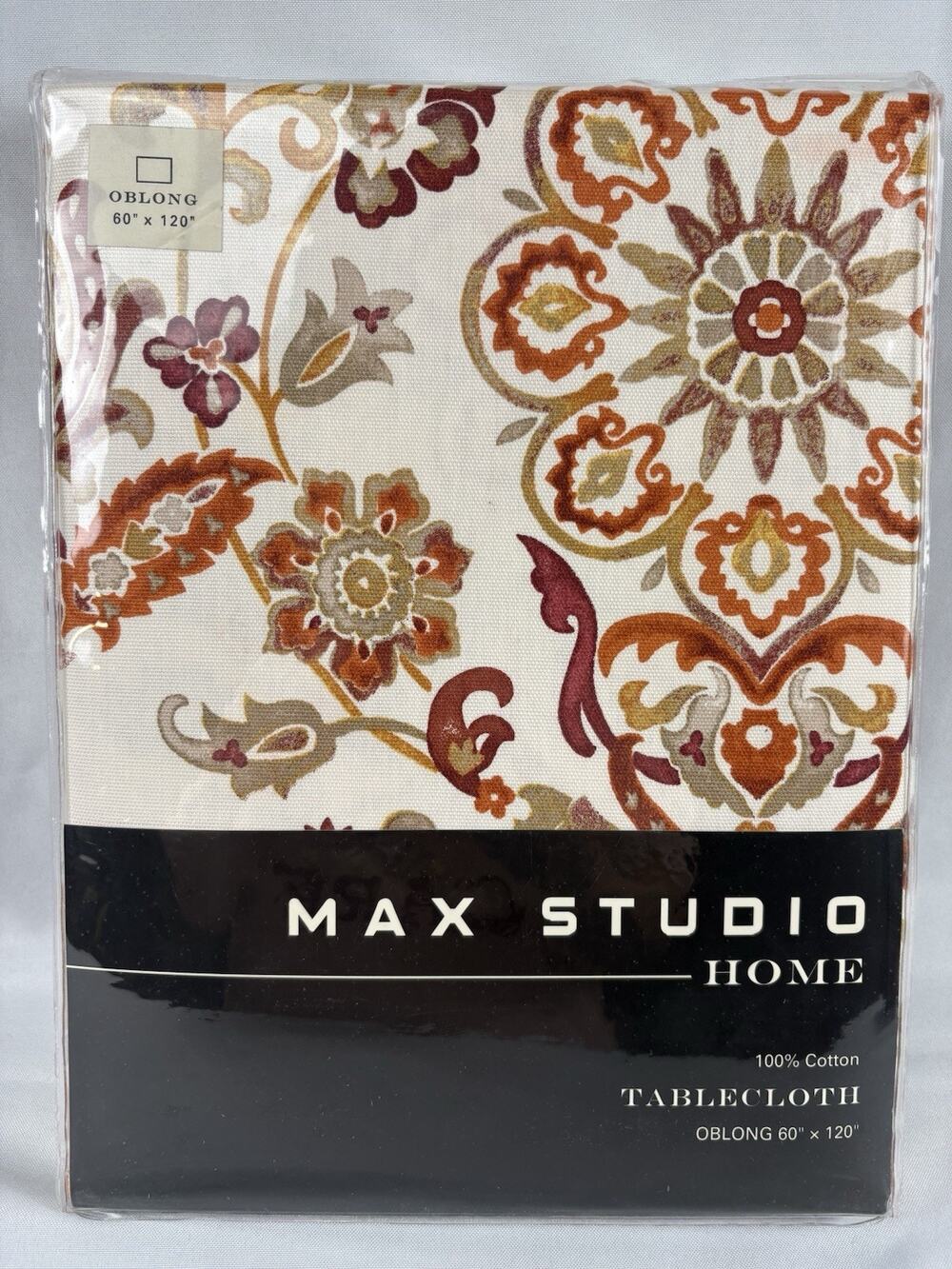 Max Studio Oblong TableCloth 60X120 NWT
